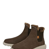 HEYDUDE Men’s Branson Craft Leather Chelsea Booties in Green