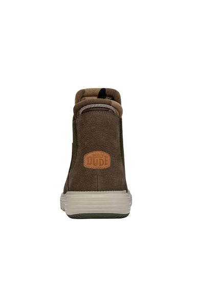 HEYDUDE Men’s Branson Craft Leather Chelsea Booties in Green