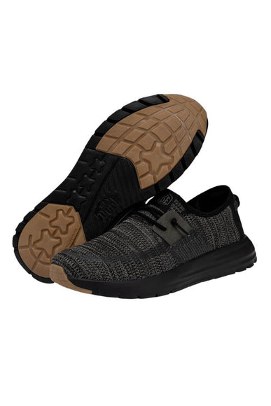 HEYDUDE Men's Sirocco Shoes in Black