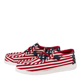 HEYDUDE Men’s Wally Americana Shoes in American Flag