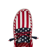 HEYDUDE Men’s Wally Americana Shoes in American Flag