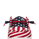 HEYDUDE Men’s Wally Americana Shoes in American Flag