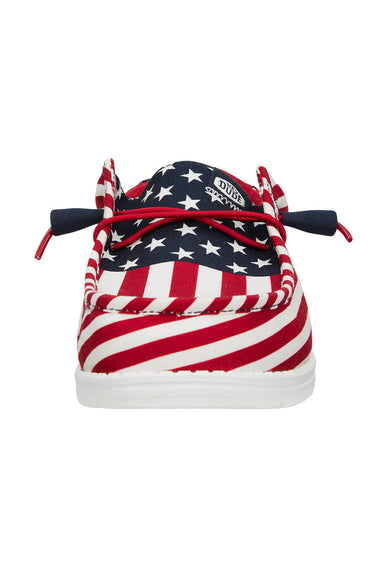 HEYDUDE Men’s Wally Americana Shoes in American Flag