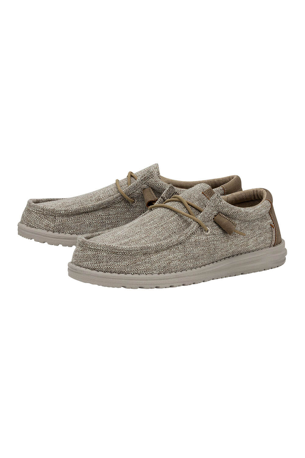 HEYDUDE Men's Wally Ascend Woven Shoes in Walnut | 40002-267