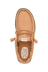 HEYDUDE Men’s Wally Stretch Shoes in Brown