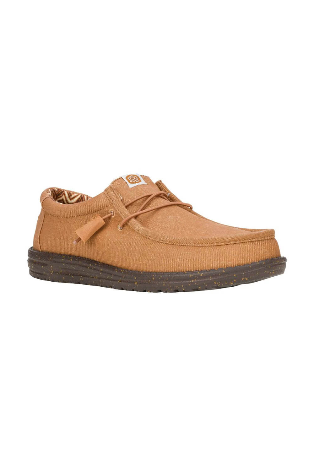 HEYDUDE Men’s Wally Stretch Shoes in Brown