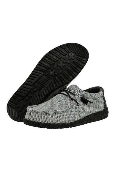 HEYDUDE Men’s Wally Stretch Poly Shoes in Dark Web