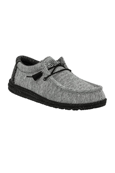 HEYDUDE Men’s Wally Stretch Poly Shoes in Dark Web