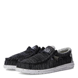 HEYDUDE Men’s Wally Stretch Mix Shoes in Meteorite