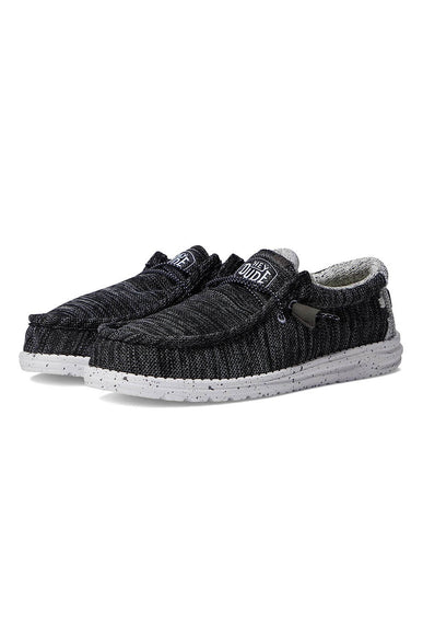 HEYDUDE Men’s Wally Stretch Mix Shoes in Meteorite