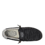 HEYDUDE Men’s Wally Stretch Mix Shoes in Meteorite