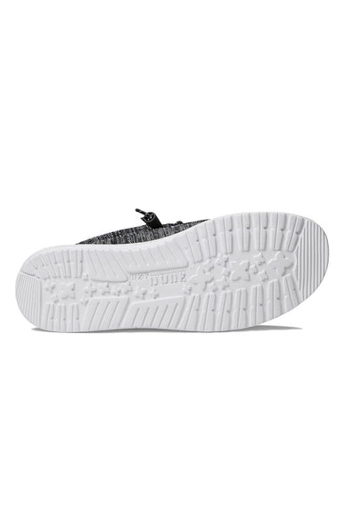 HEYDUDE Men’s Wally Stretch Mix Shoes in Meteorite