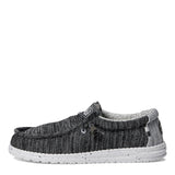 HEYDUDE Men’s Wally Stretch Mix Shoes in Meteorite