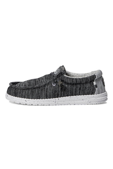 HEYDUDE Men’s Wally Stretch Mix Shoes in Meteorite