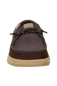 HEYDUDE Men’s Welsch Grip Classic Mesh Shoes in Brown