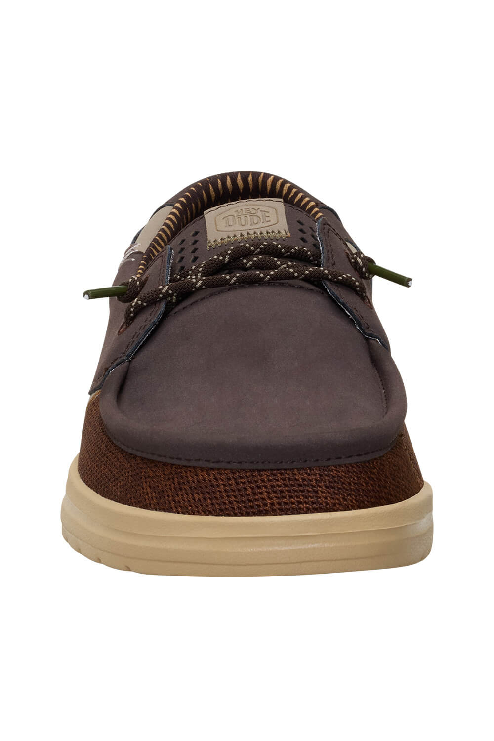 HEYDUDE Men’s Welsch Grip Classic Mesh Shoes in Brown