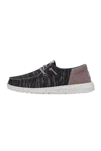 HEYDUDE Women’s Wendy Funk Jersey Shoes in Charcoal 