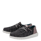 HEYDUDE Women’s Wendy Funk Jersey Shoes in Charcoal 