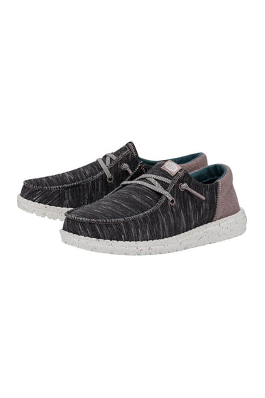 HEYDUDE Women’s Wendy Funk Jersey Shoes in Charcoal 