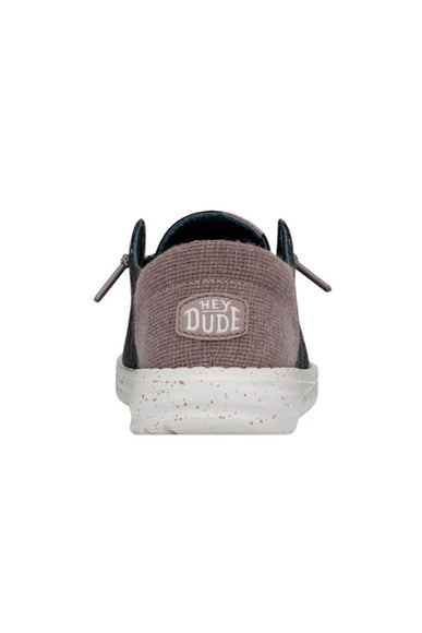 HEYDUDE Women’s Wendy Funk Jersey Shoes in Charcoal 