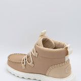 HEYDUDE Women’s Reyes Leather Booties in Taupe