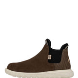 HEYDUDE Women’s Branson Suede Chelsea Booties in Coffee Brown