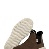 HEYDUDE Women’s Branson Suede Chelsea Booties in Coffee Brown