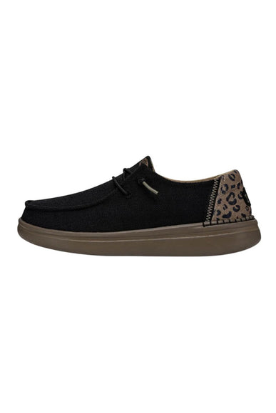 HEYDUDE Women’s Wendy Rise Leo Shoes in Black