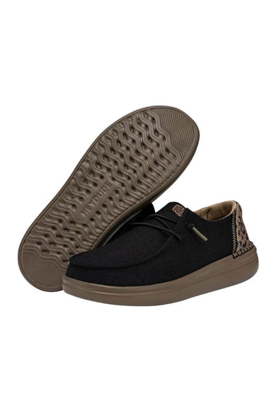 HEYDUDE Women’s Wendy Rise Leo Shoes in Black