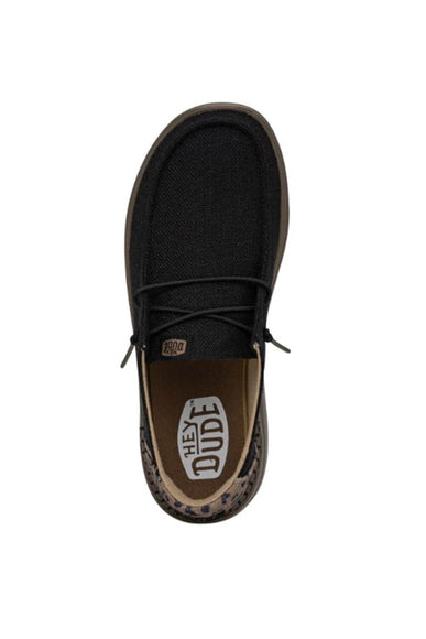 HEYDUDE Women’s Wendy Rise Leo Shoes in Black