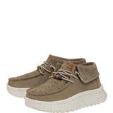 HEYDUDE Women’s Wendy Peak Fold Suede Booties in Brown