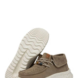 HEYDUDE Women’s Wendy Peak Fold Suede Booties in Brown