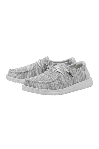 HEYDUDE Women’s Wendy Sox Shoes in Glacier Grey