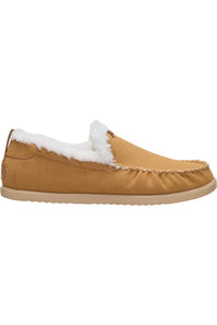 HEYDUDE Men’s Harbor Lo Slippers in Tobacco Brown/Sesame
