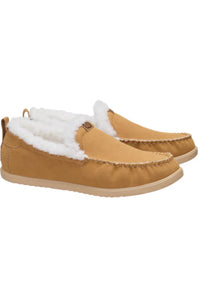 HEYDUDE Men’s Harbor Lo Slippers in Tobacco Brown/Sesame