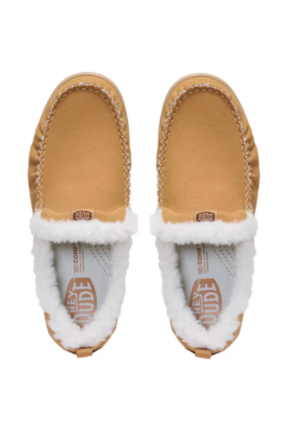 HEYDUDE Men’s Harbor Lo Slippers in Tobacco Brown/Sesame