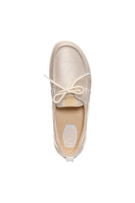 HEYDUDE Women’s Harbor Breeze Lo Classic Shoes in Platinum