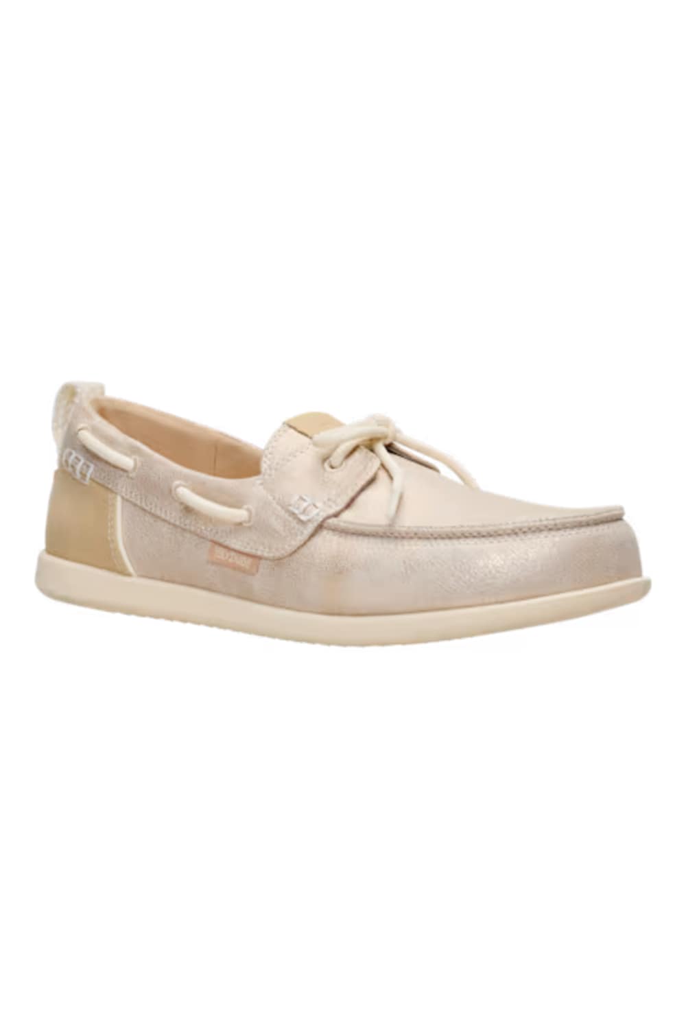 HEYDUDE Women’s Harbor Breeze Lo Classic Shoes in Platinum