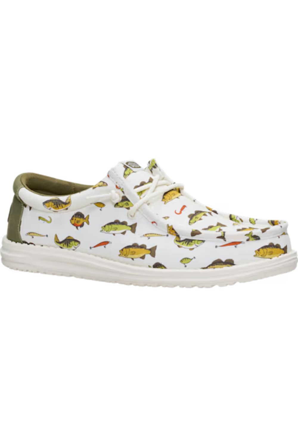 HEYDUDE Men’s Wally Cast Shoes in Egret/Multi