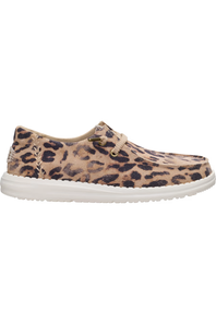 Suede textured slip on shoe, with elastic laces and gold aglets 