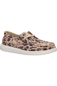 Suede textured slip on shoe, with elastic laces and gold aglets 
