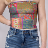 Hidden Frayed Hem Stretch Dark Wash Denim Shorts for Women