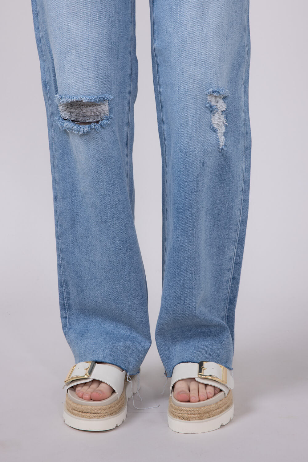 Hidden Ella High Rise Wide Straight Leg Jeans for Women