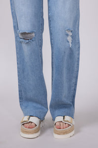 Hidden Ella High Rise Wide Straight Leg Jeans for Women