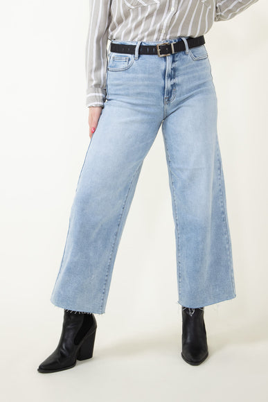Hidden Nori High Rise Wide Leg Cropped Jeans for Women