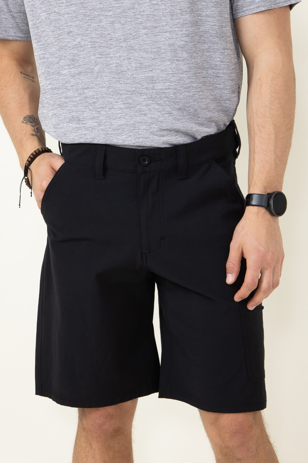 Huk Fishing Next Level Shorts for Men in Black H2000171001 Glik's