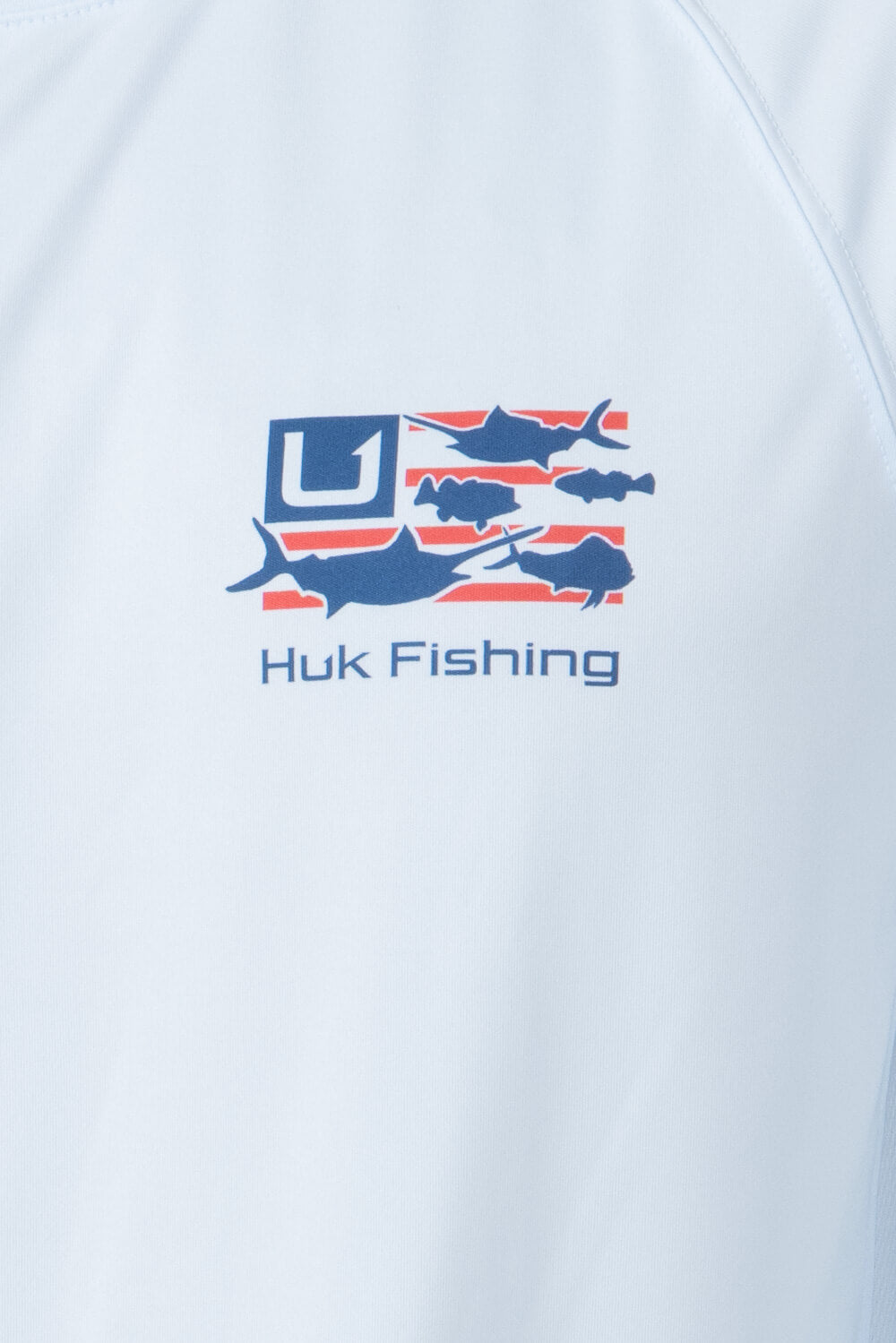 Huk Fishing American Huk T-Shirt for Men in Blue