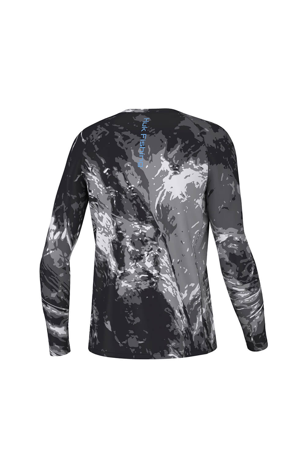 Huk Fishing Youth Pursuit Mossy Oak Crew Long Sleeve T-Shirt for