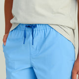Huk Fishing Youth Pursuit Volley Shorts for Boys in Light Blue