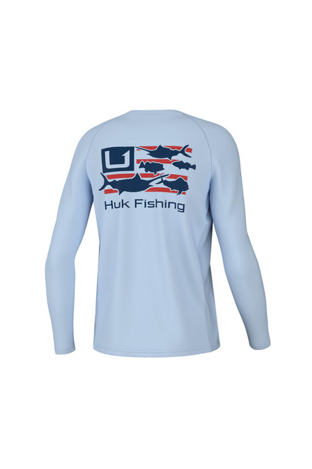 Huk Fishing Youth Pursuit Trophy Flag Long Sleeve T-Shirt for Boys